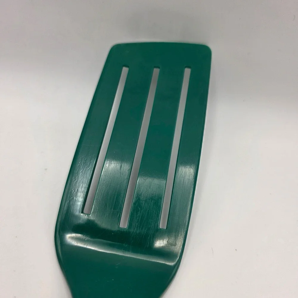 Vintage Foley Forest Green Nylon Slotted‎ Spatula Turner Kitchen Utensil USA